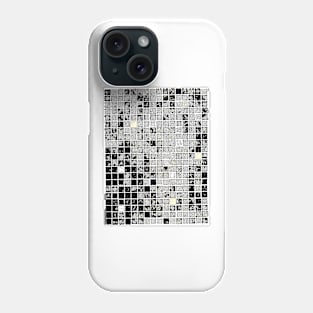 Modernist Matrix with a hint of Lemon Phone Case