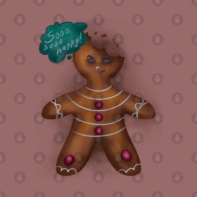 Angry gingerbread man by K.i.D.