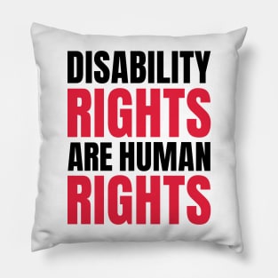 Disability Rights Are Human Rights, Disability Awareness Pillow