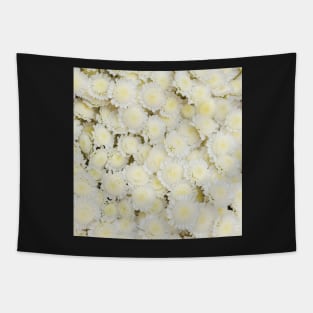 White And Yellow Flowers Tapestry