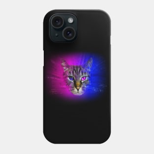 Cat neon Phone Case