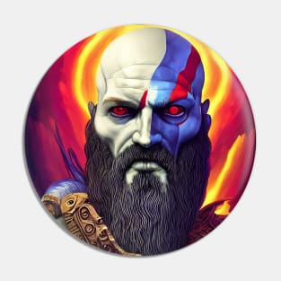 KRATOS Renaissance portrait GOW Pin