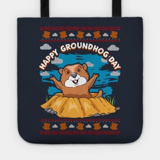 Happy Groundhog Day Tote