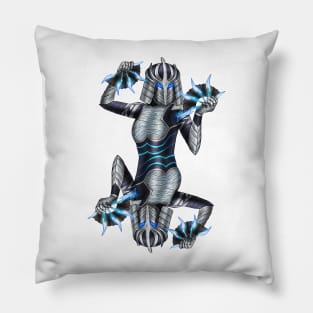 Futuristic Samurai Pillow