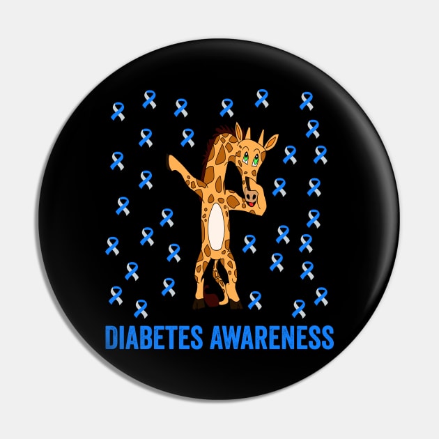 diabetes awareness - blue ribbon awareness - type 1 diabetes awareness Pin by Merchpasha1