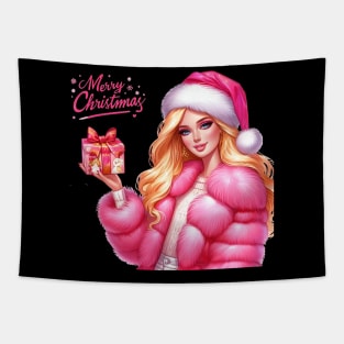 Christmas Barbie Tapestry