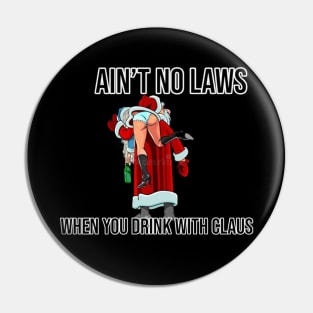 Santa Claus Rules Pin