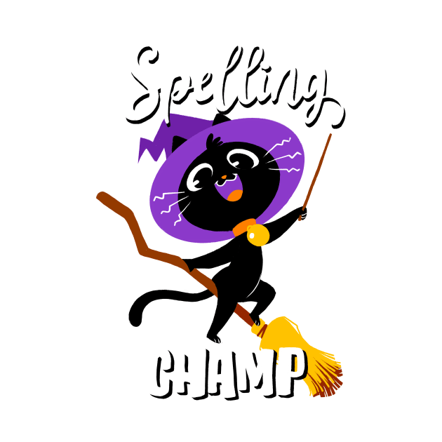 Spelling Champ Kitty by Kuitsuku