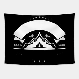 Camping Outdoor Vintage Adventure Tapestry