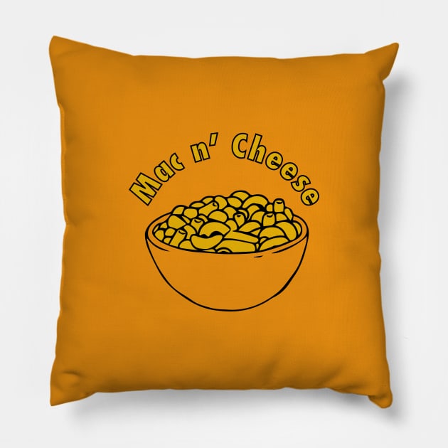 Mac n' cheese Pillow by NickiPostsStuff