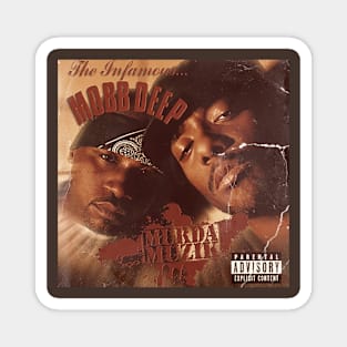 Mobb Deep - Murda Muzik Distressed Magnet
