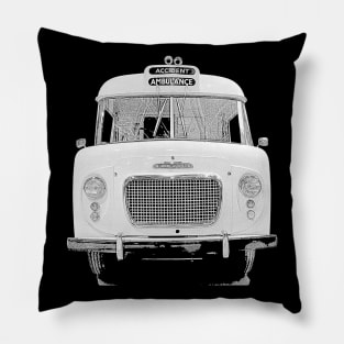 Vintage Morris ambulance Pillow