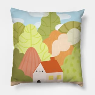 Home in the wild Pillow