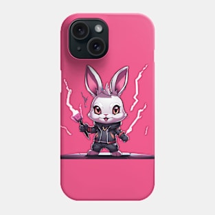 electricity rabbit Phone Case