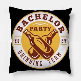 Last Roar Bachelor Brew Crew Pillow