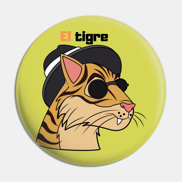 EL TIGRE MEN TSHIRT Funny and Cute Pin by souhailstore