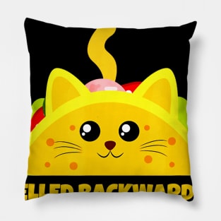 Tacocat Spelled Backwards Taco Cat Cinco De Mayo Pillow