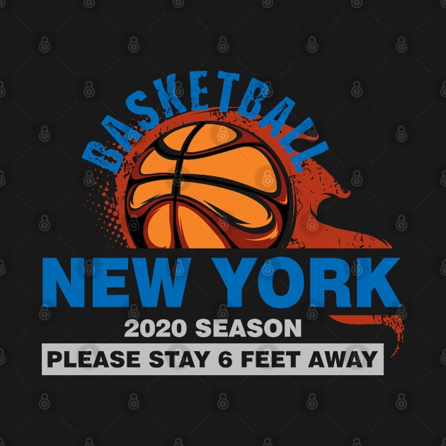 NBA 2020 New York Knicks Spirit Stay 6ft Away by mckinney