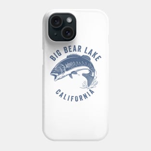 Big Bear Lake California Bass Fishing Phone Case