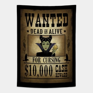 WANTED - for cursing Tapestry