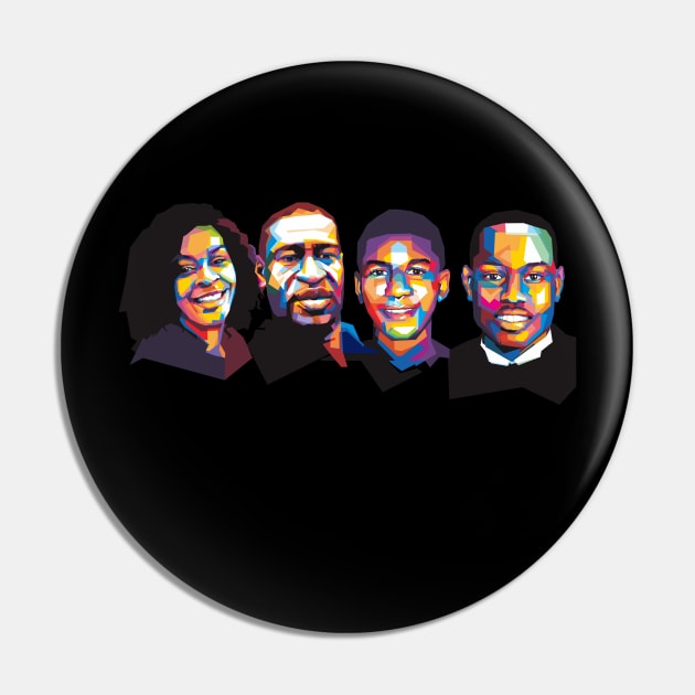 Black Lives Matter campaign Pin by Madiaz