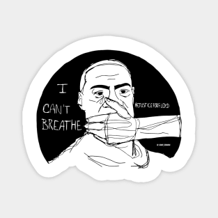 I Can't Breathe T-Shirt- Inspired by I Can't Breathe, Black Lives Matter, Stop Killing Us, Justice For Black People. Magnet