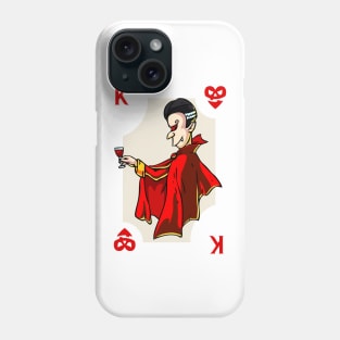 Easy Halloween Playing Card Costume: King of Hearts Phone Case