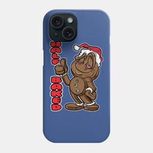 Gingerbread Man Half Baked thumbs up smirk Phone Case