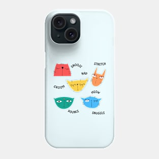 Chromatic Kaleidoscope Cats Phone Case