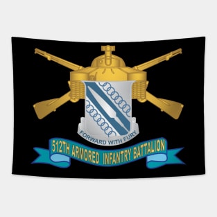 512th Armored Infantry Battalion w Branch - Ribbon X 300 Tapestry