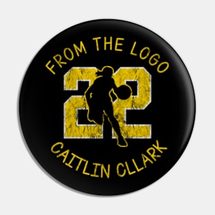 From the logo Caitlin Clark Distressed Pin