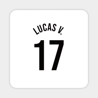 Lucas V 17 Home Kit - 22/23 Season Magnet