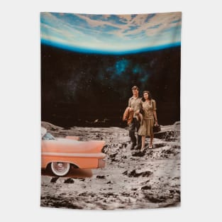 Moon date Tapestry