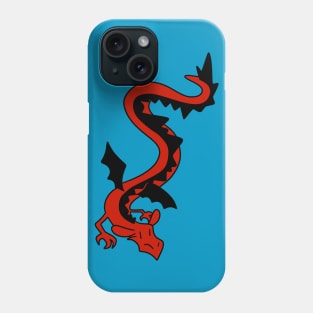 Long Red Dragon Phone Case