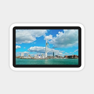 Spinnaker Tower panaromic view at Portsmouth Harbour Magnet