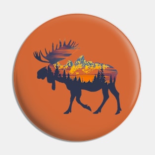 Moose Of Grand Teton Pin