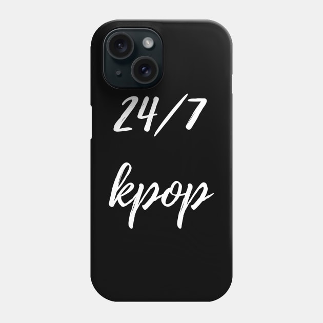 24/7 kpop Phone Case by zeevana