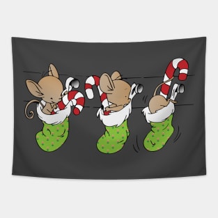 Christmas Stocking Mouse Tapestry