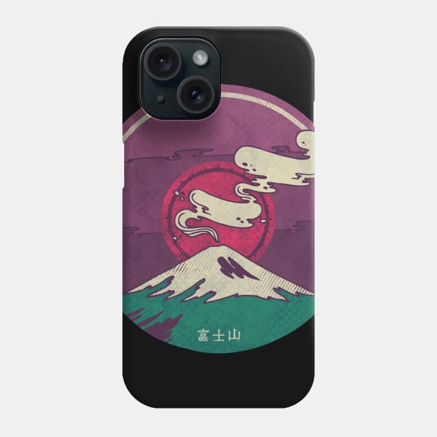 Mount Fuji Phone Case by againstbound