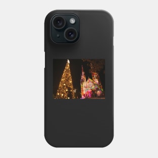 Christmas Lights & Tree at St Mary's Phone Case