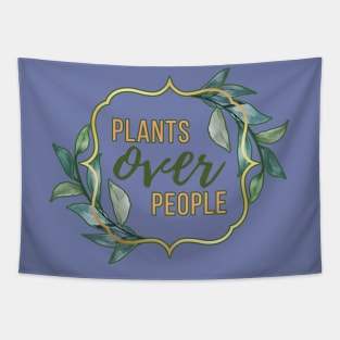 Plants Over People Tapestry