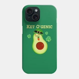 St Patrick's Day Avocado Keto Diet Pun For Vegans Phone Case