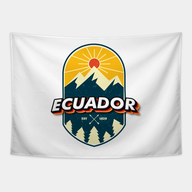 Ecuador Tapestry by laverdeden