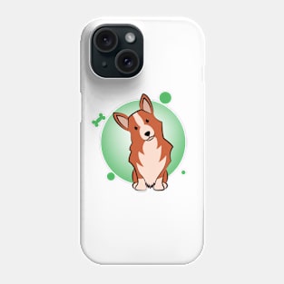 Cute corgi cartoon Phone Case