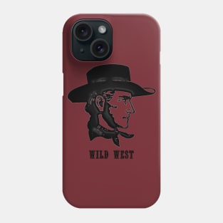 Western Era - Wild West Cowboy with Hat Phone Case