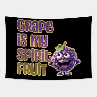 Grape is My Spirit Fruit Tapestry