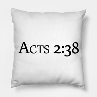 Acts 2:38 Pillow