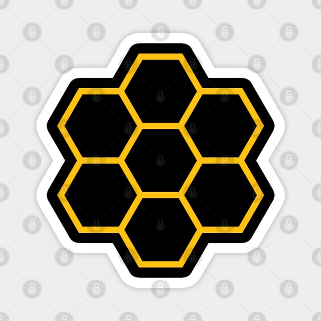 Beehive Honeycomb Magnet by avperth