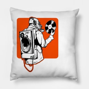 Gas Mask DJ Pillow