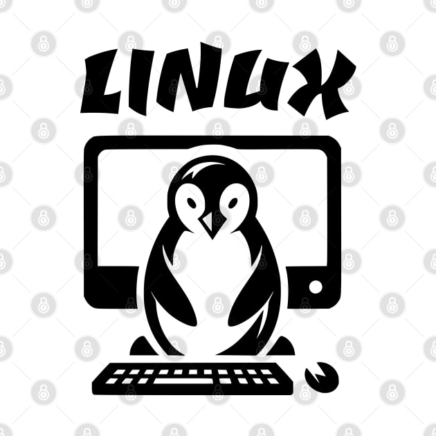 Linux Tux Penguin by JoeStylistics